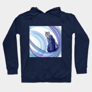 Colorful Tabby Cat Hoodie